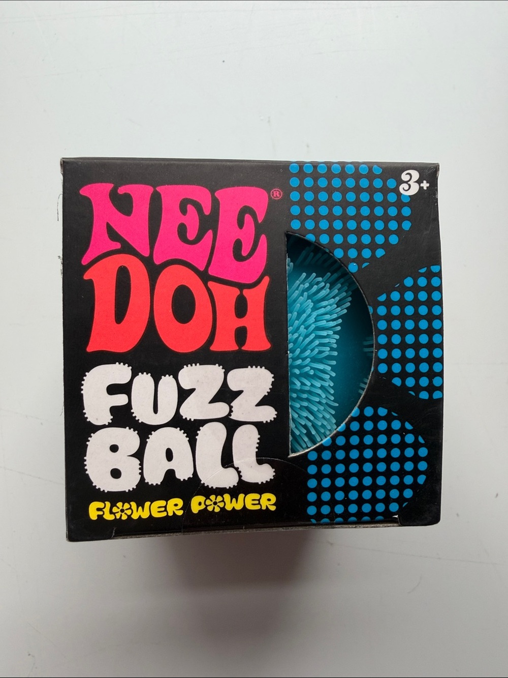 NeeDoh Fuzz Ball Flower Power - Blue